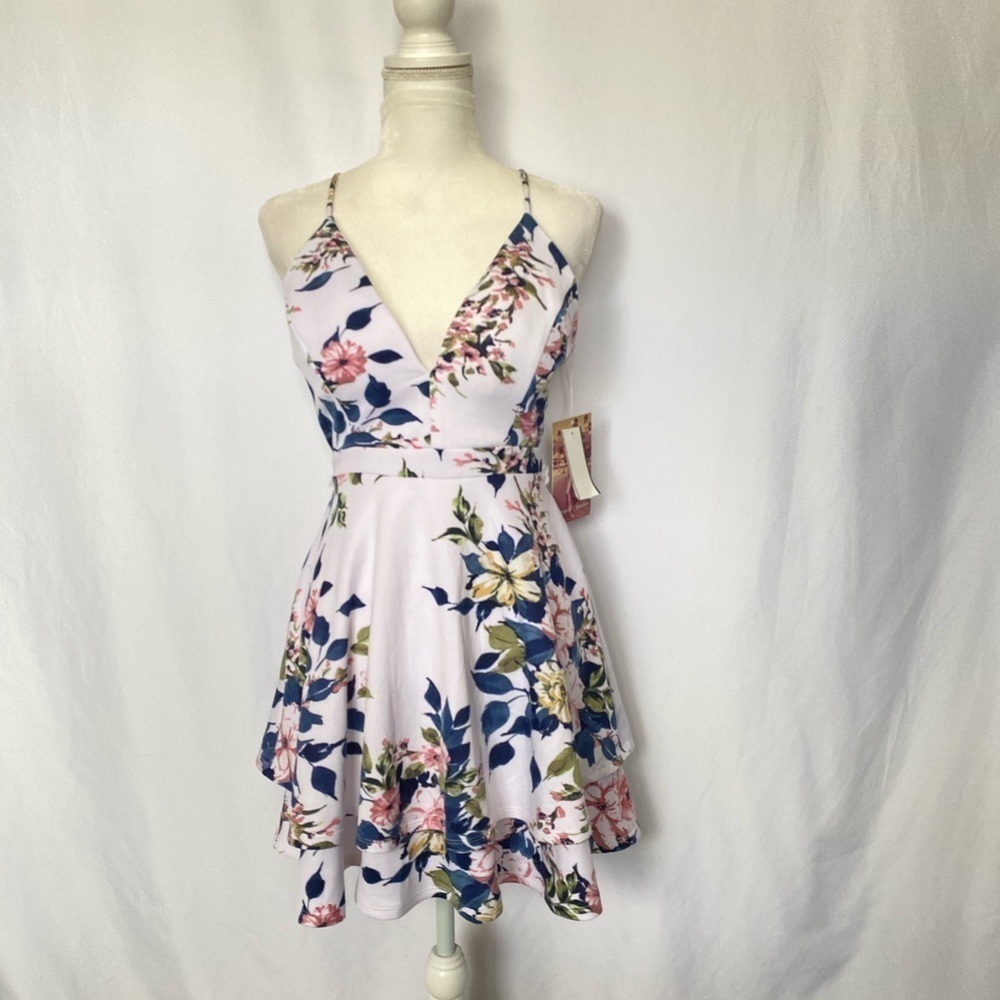 Emerald Sundae Floral Dress